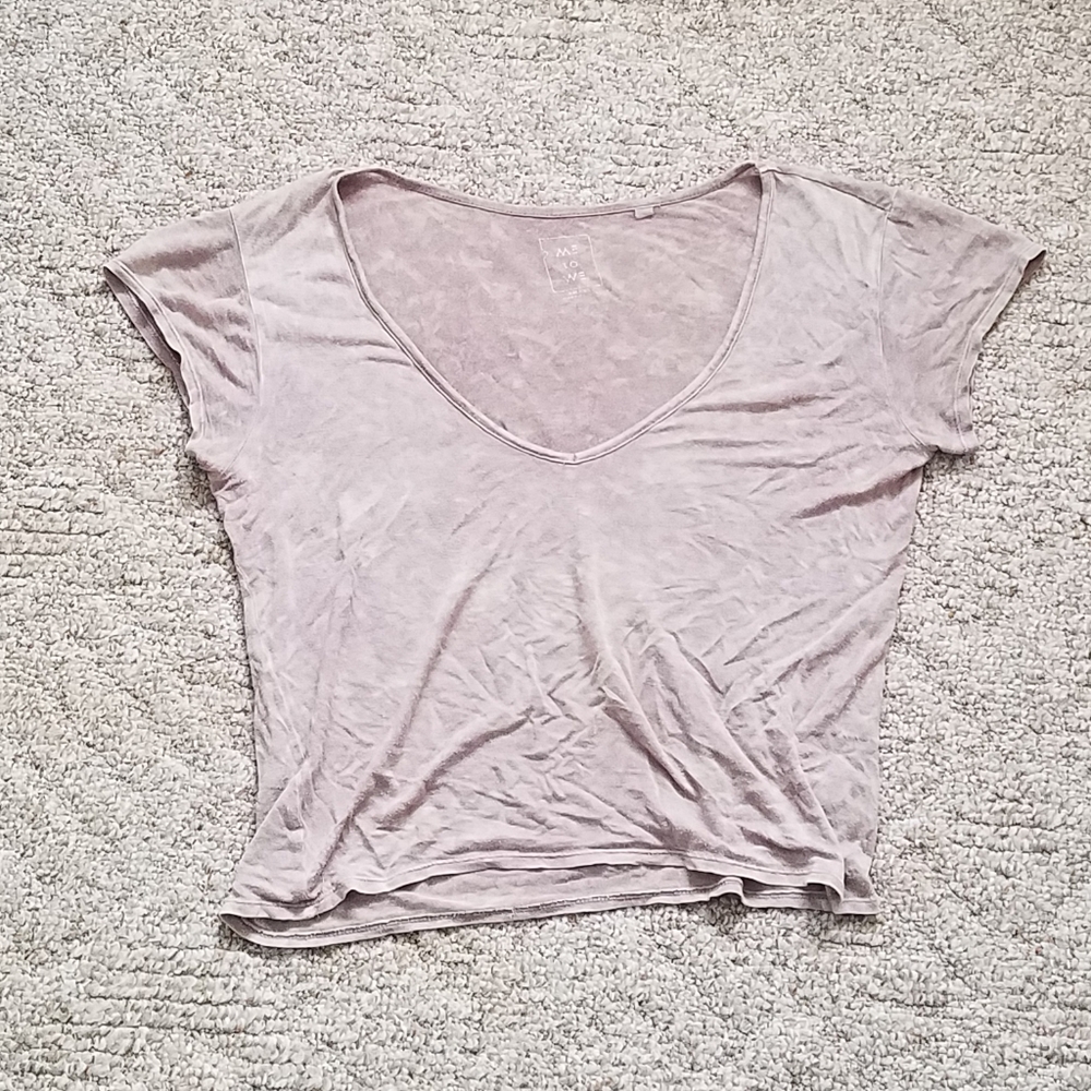 Acid Wash Crop Top